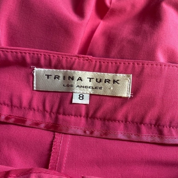 Trina Turk Bright Pink Trousers - Picture 4 of 8